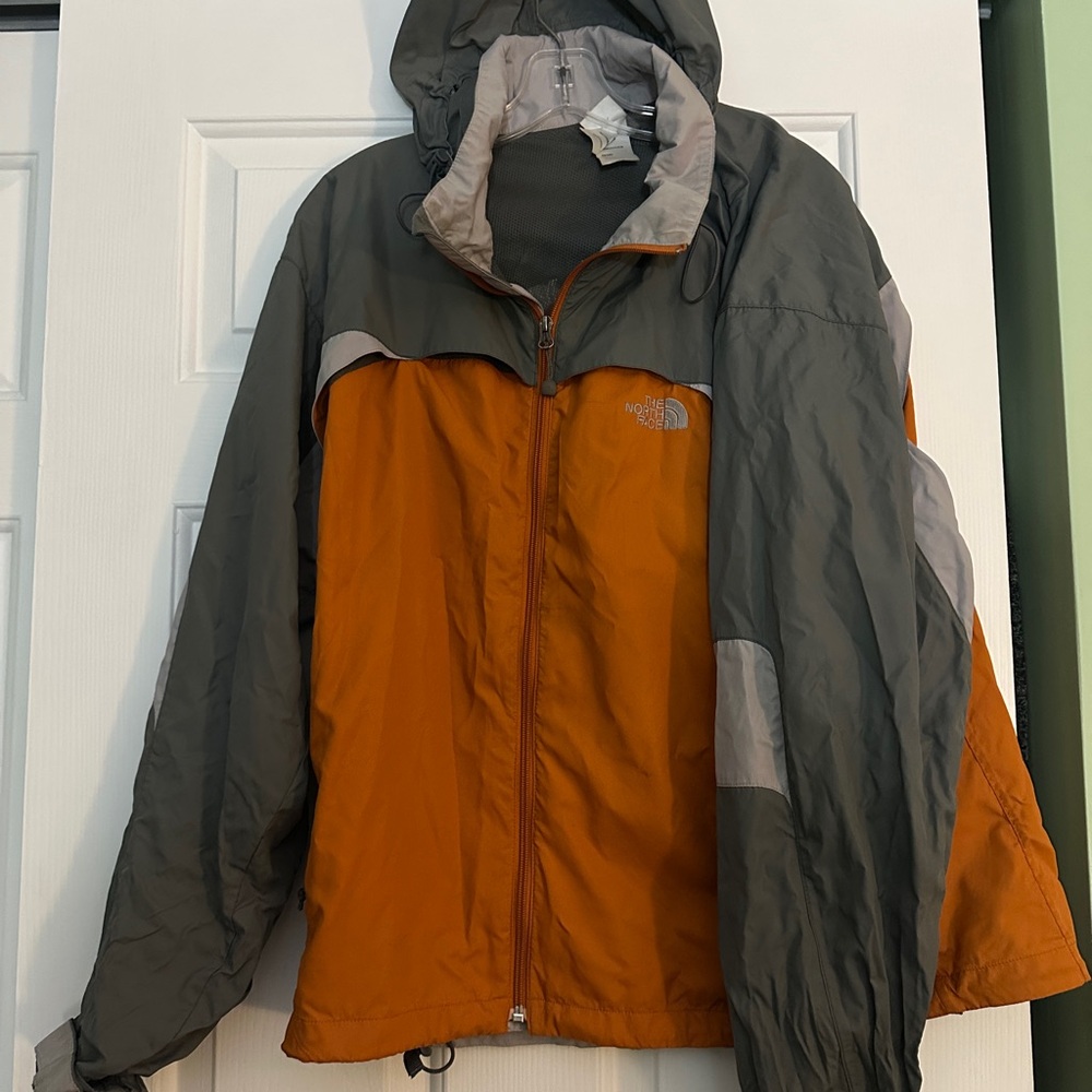 The North Face Summit Series Men's Orange and Gray lightweight Jacket